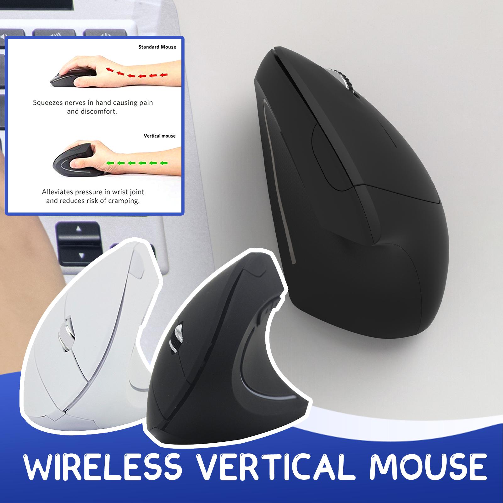 2.4g Wireless Computer Gaming Mice Ergonomic Vertical Mouse Usb Optical Dpi Mouse Right Left Hand For Laptop Pc Desktop U4z6