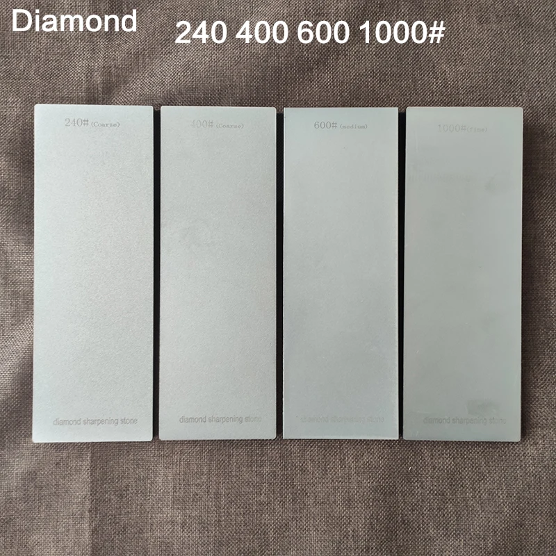 230X80X10Mm Diamant Slijpstenen Keuken Messenslijper Wetsteen Oliesteen Met Antislip Basis Knive Slijpen Randgereedschap: Oranje