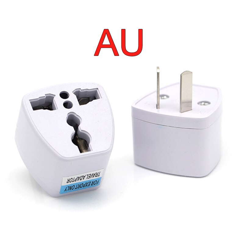 Electric Socket Universal Worldwide Travel Wall Charger AC Power AU UK US EU Plug Adapter Adaptor Option 2 USB Charging Port: AU02