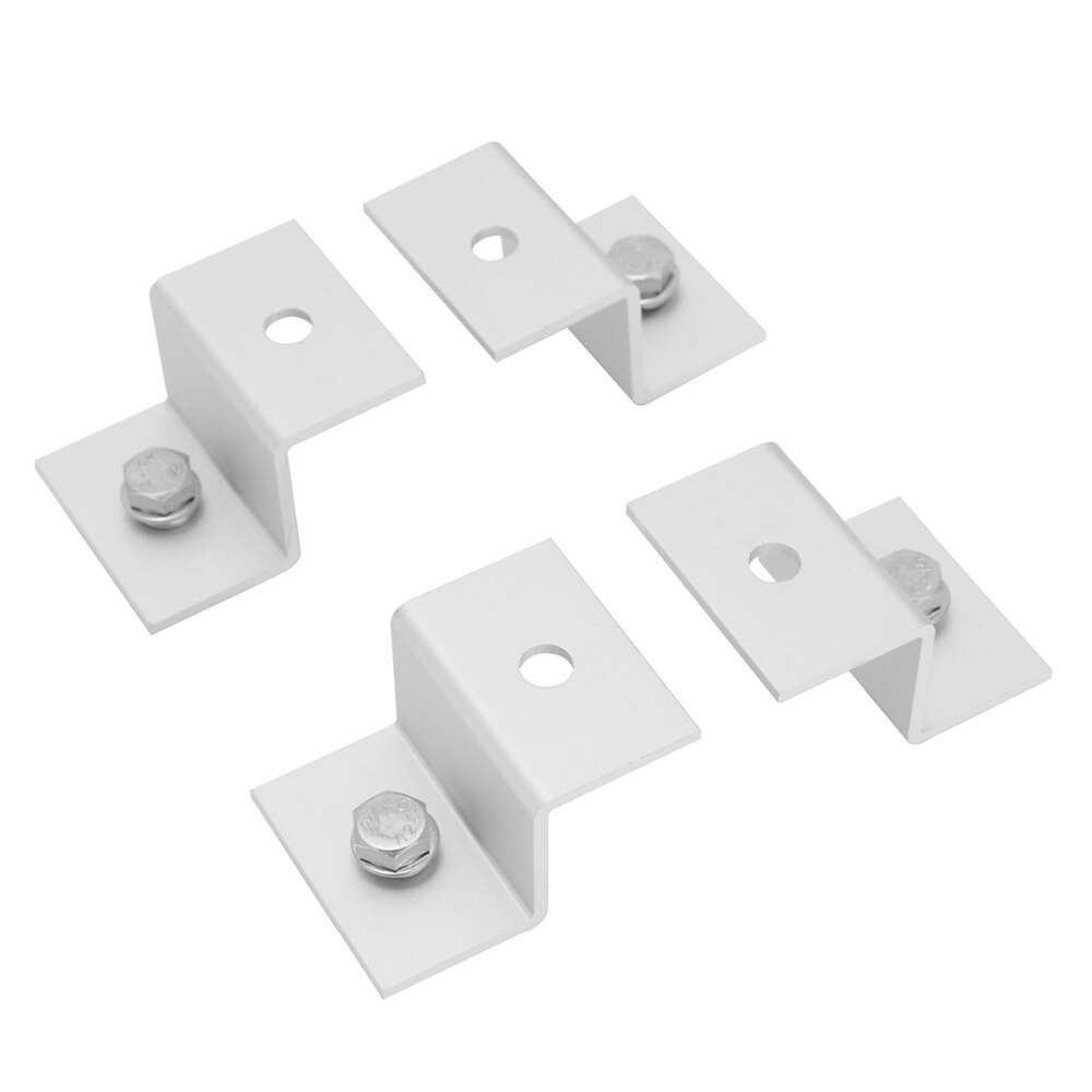 4 Stks/set Z Stijl Zonnepaneel Montagebeugels Sets Voor Rv Boot Off Grid Aluminium