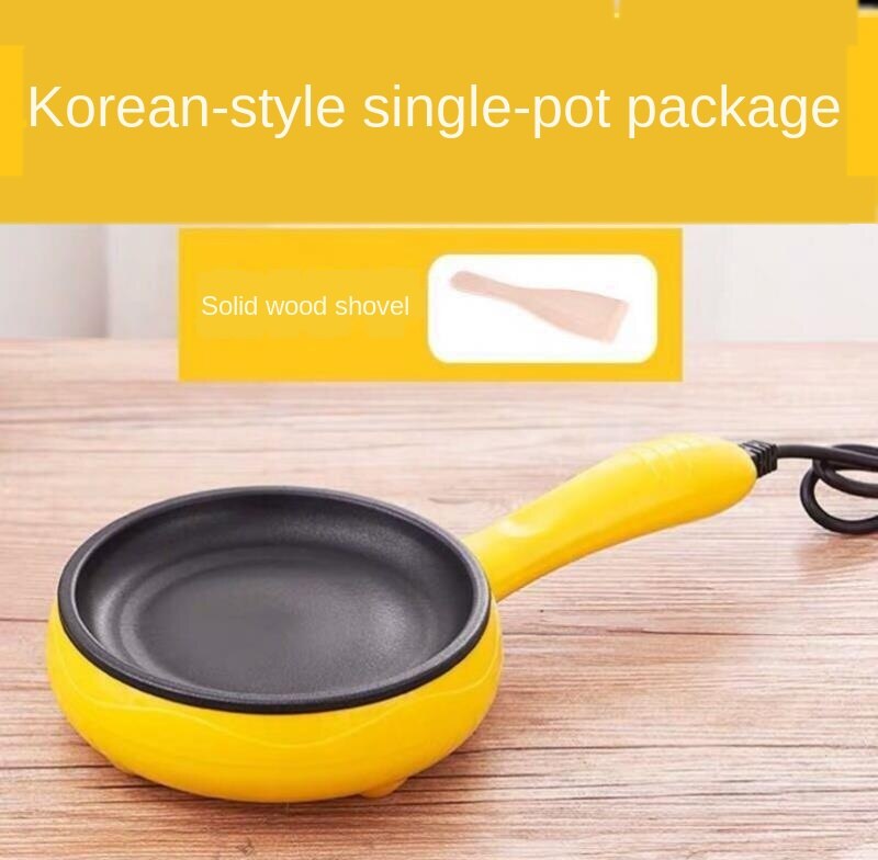 Sartén para freír huevos escalfados, sartén pequeña antiadherente, sartén para pancakes, enchufe pequeño para el desayuno en el dormitorio