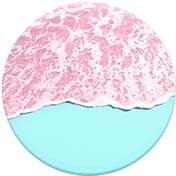 Support de téléphone portable rond et coloré, pivotant et extensible, idéal pour la poche ou le bureau: Modèle 9