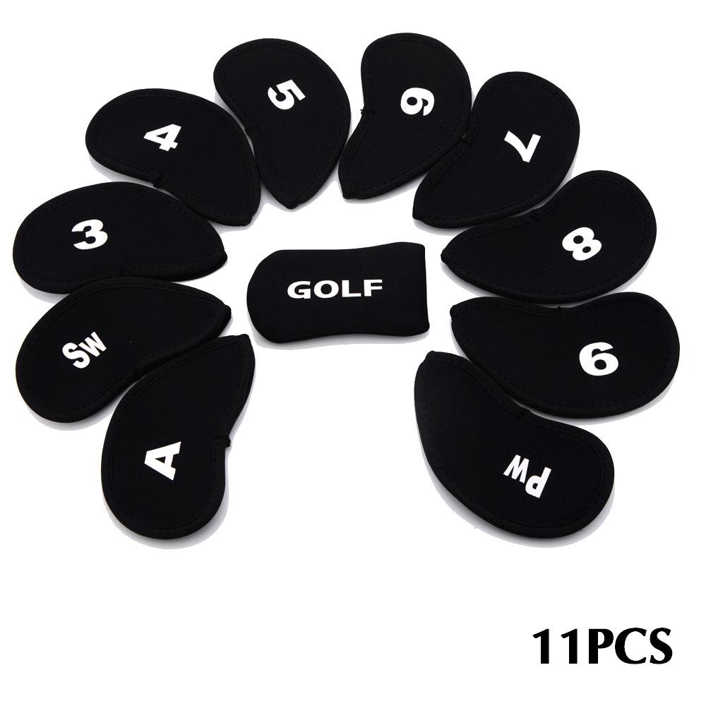 11 stks Iron Putter Headcover Golf Head Cover Case Bescherm Club Duurzaam