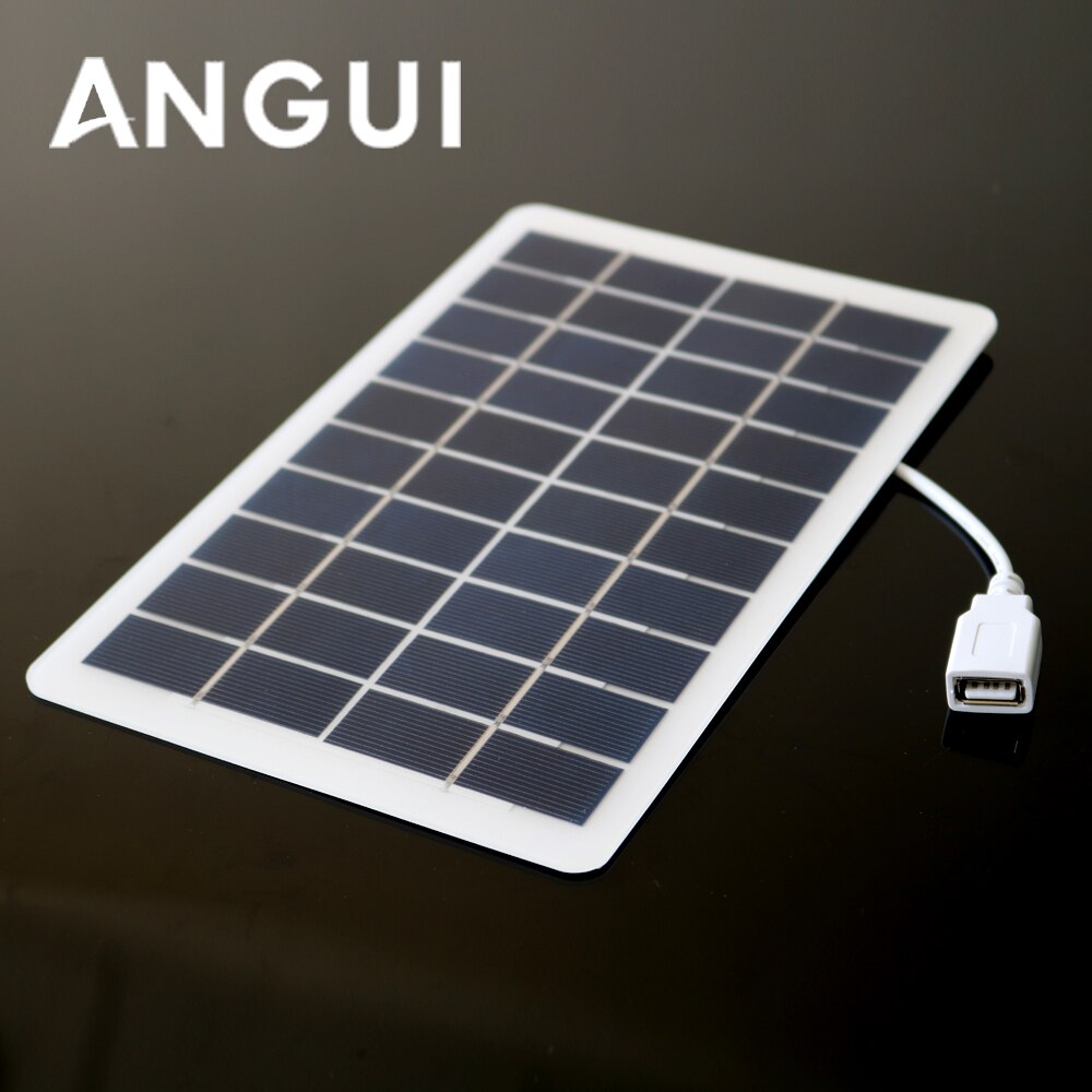 Régulateur de Charge de batterie, 5 V 5 W, sortie 1000mA, chargeur de batterie d'extérieur, Port USB femelle 5 V 5 W, panneau solaire 3.7 V 18650