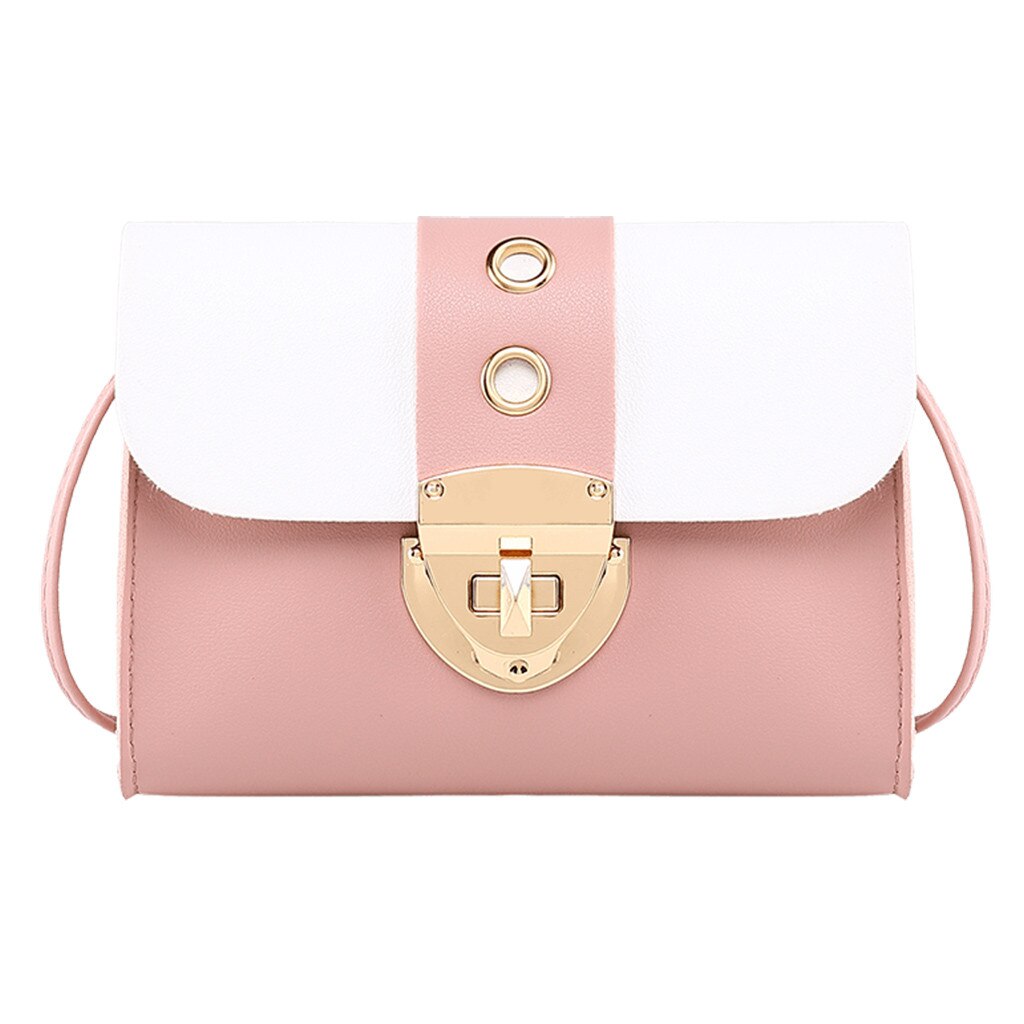 Mini Kleine frauen crossbody-tasche für Frauen Kleine Getäfelten Schulter Tasche retro Klappe Weibliche Handtaschen bolsas # t1P: Rosa