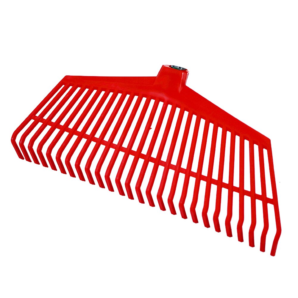 Rastrillo agrícola portátil de 26 dientes, herramientas de jardinería para patio, tierra suelta, césped, inodoro, no tóxico, práctico reemplazo.
