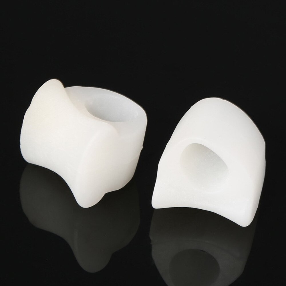 7 Pieces Soft Bunion Protector Toe Straightener Toe Separators Toe Separating Silicone Thumb Valgus Feet Care Foot Pain Ease