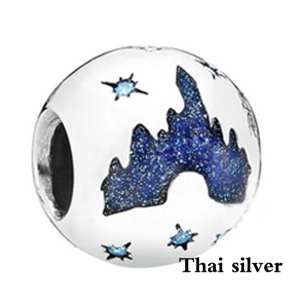 2019 NEW Thai Argento Nobile Arco Metropolitana Carosello Romantico Giorno di san valentino del Regalo di Fascino del Fiocco di Neve In Rilievo Collezione In Edizione Limitata: PDLLW0923