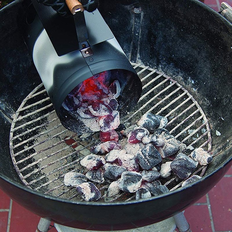 Barbecue Chimney Fire Starter Outdoor Lighter Steel Ignition Charcoal Grill Home Use Rapidfire BBQ Accessories