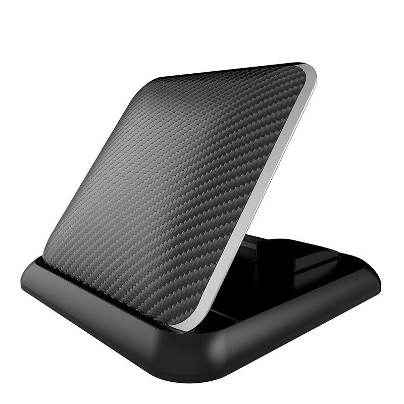 Soporte Universal de fibra de carbono para salpicadero de coche, Clip de montaje para teléfono móvil de 3 a 6,5 pulgadas, para iPhone XR XS MAX, GPS: Default Title