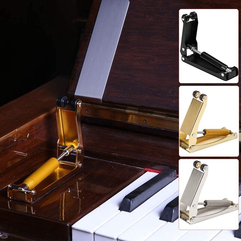 Tapa de Piano de aleación, dispositivo de caída de cierre suave lento, presión hidráulica, accesorios de pianos decelerador
