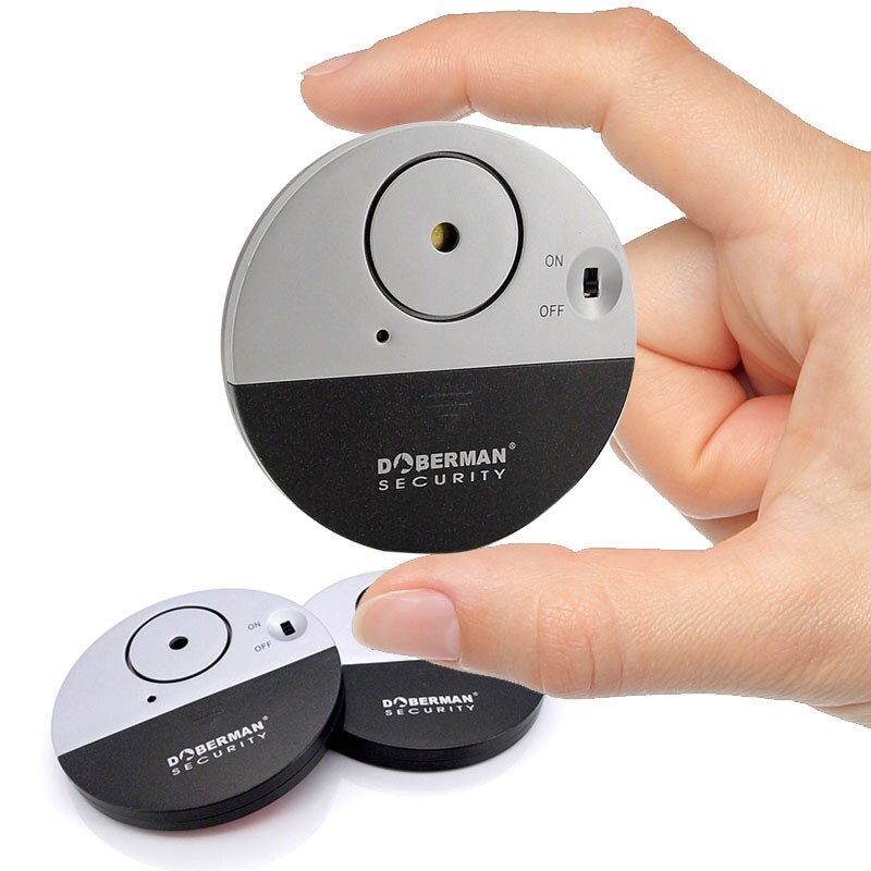 SE-0106 Ulrta-Slim Door Window Magnetic Sensor Alarm With Warning Sticker For Home House Apartment Store Office Security