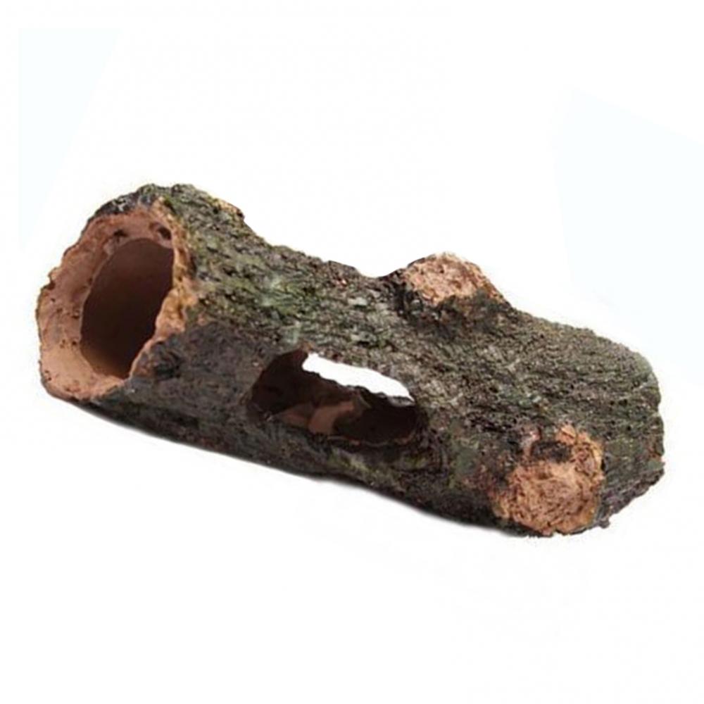 Ornement d'aquarium à trous creux, tunnel d'arbre à bûches, décoration précieuse de poissons de grande taille, accessoires de diversification