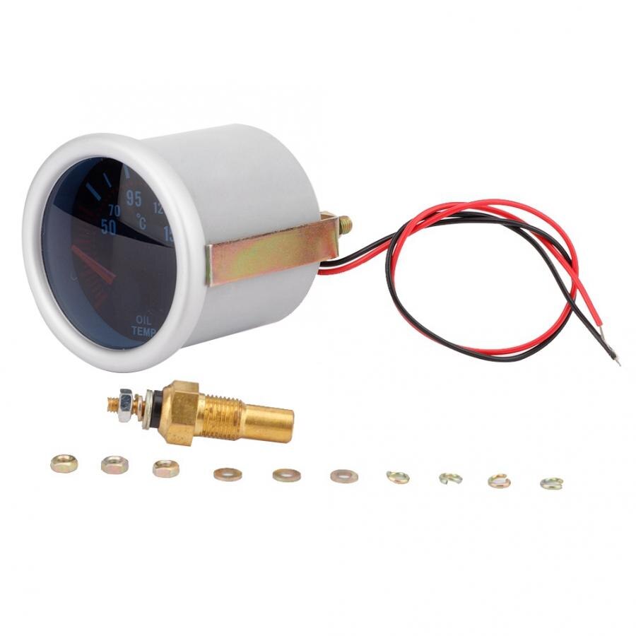 engine oil tester 2inch 52mm Universal Car Auto Oil Temp Gauge Digital Oil Temperature Meter Gauge Aluminum auto accessories