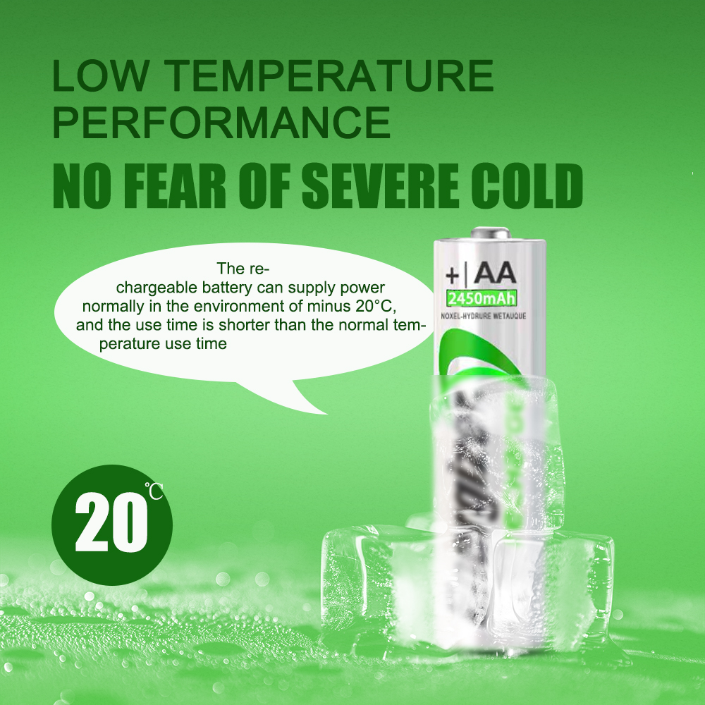 Original Energizer AA 1.2V 2450mAh NI-MH Rechargeable Battery For Flashlight Camera Toy Remote Control NIMH Pre-charged Battery