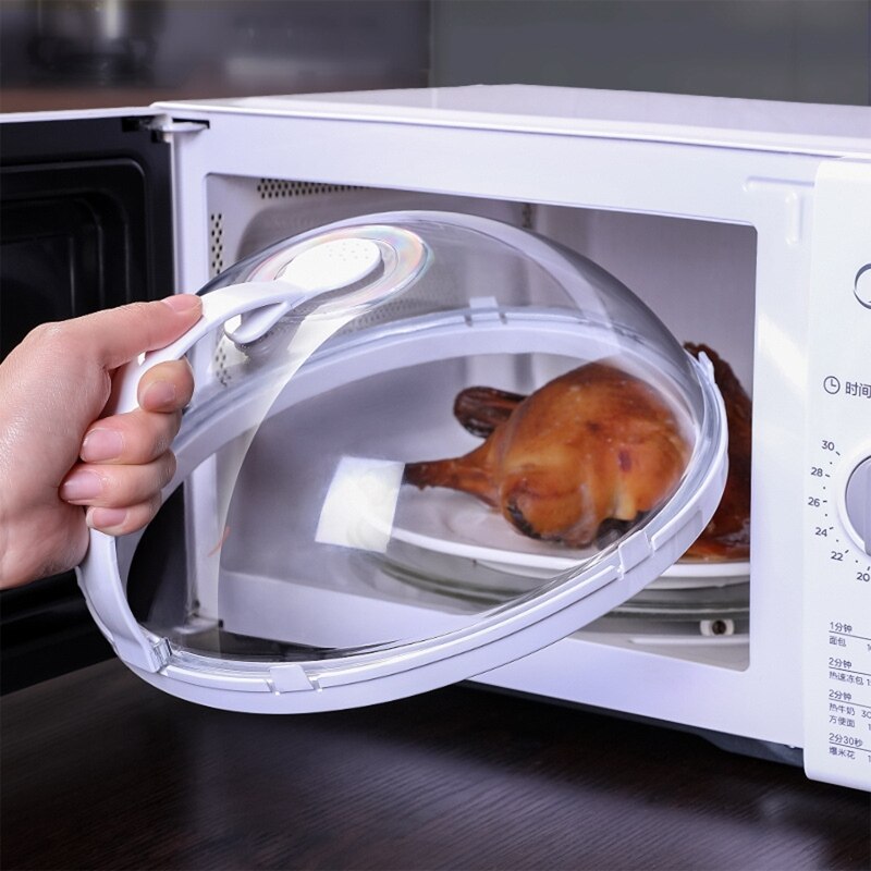 Microwave Plate Cover,Transparent Anti-Splatter Guard Plastic Lid