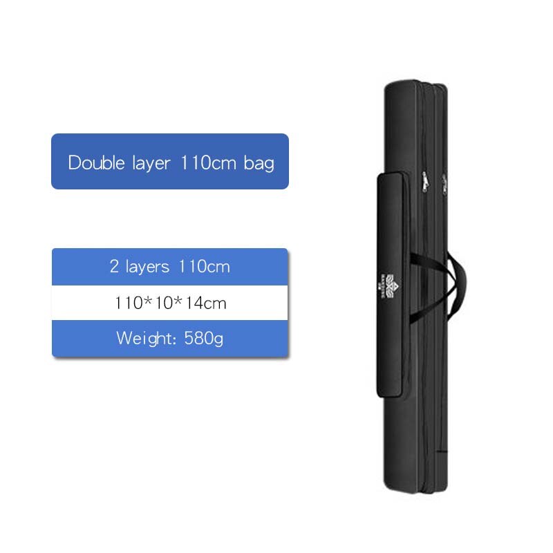 Han Ding fish bag fishing bag double layer three-layer fish rod package waterproof large capacity fish with big belly bag