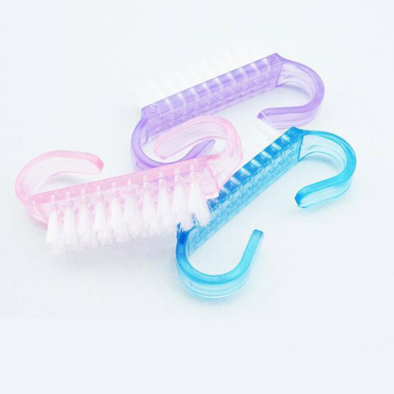 3 Stuks Nagelborstel Voor Acryl &amp; UV Gel Nagellak Art Decor Nagels Stof Cleaner Art Nail Gereedschap