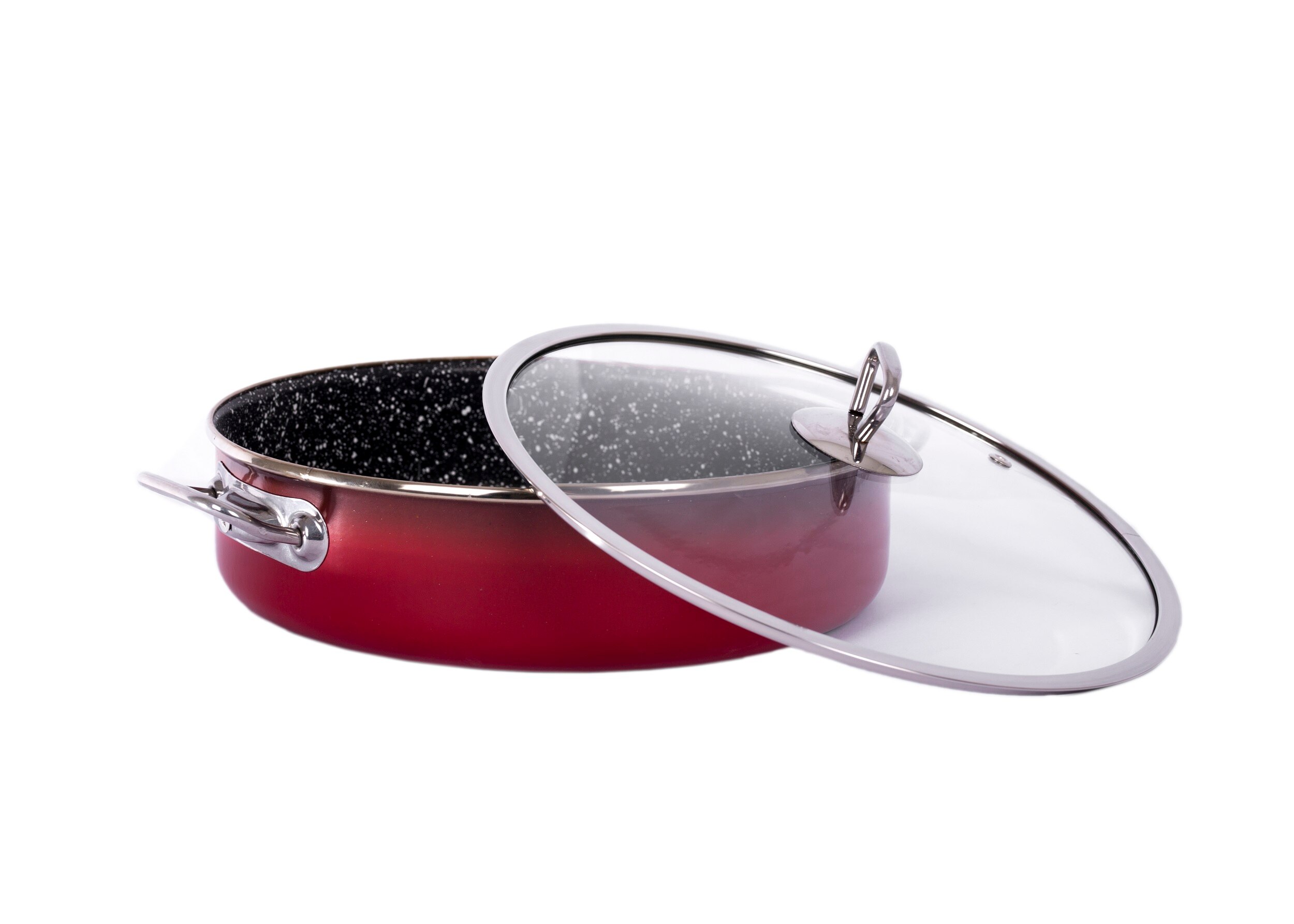 26cm granite stone pan casserole Korean cuisine large soup rice noodle stew pot saucepot saucepan granite cooking