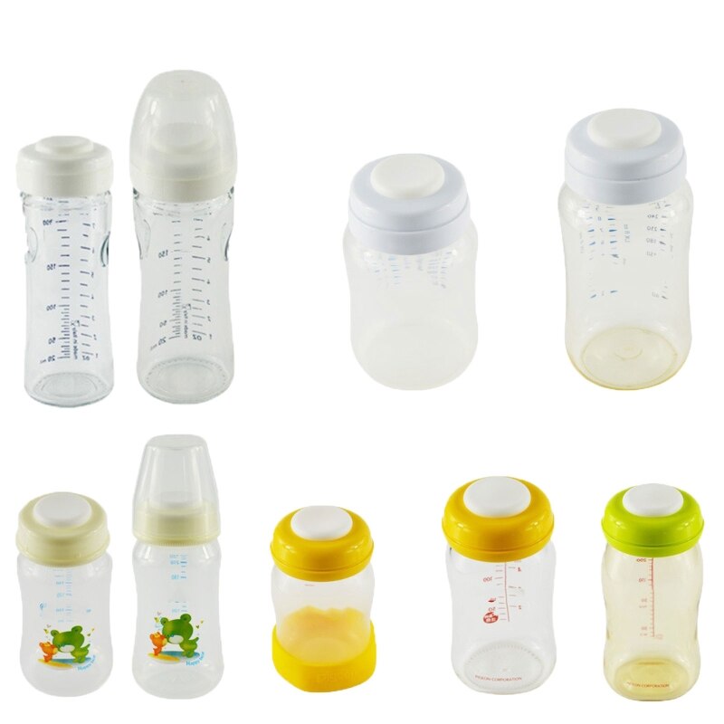 Couvercle à disque de scellage en Silicone pour biberon, pour lait maternel, frais, large calibre, pour stockage de lait, pièces pour biberons