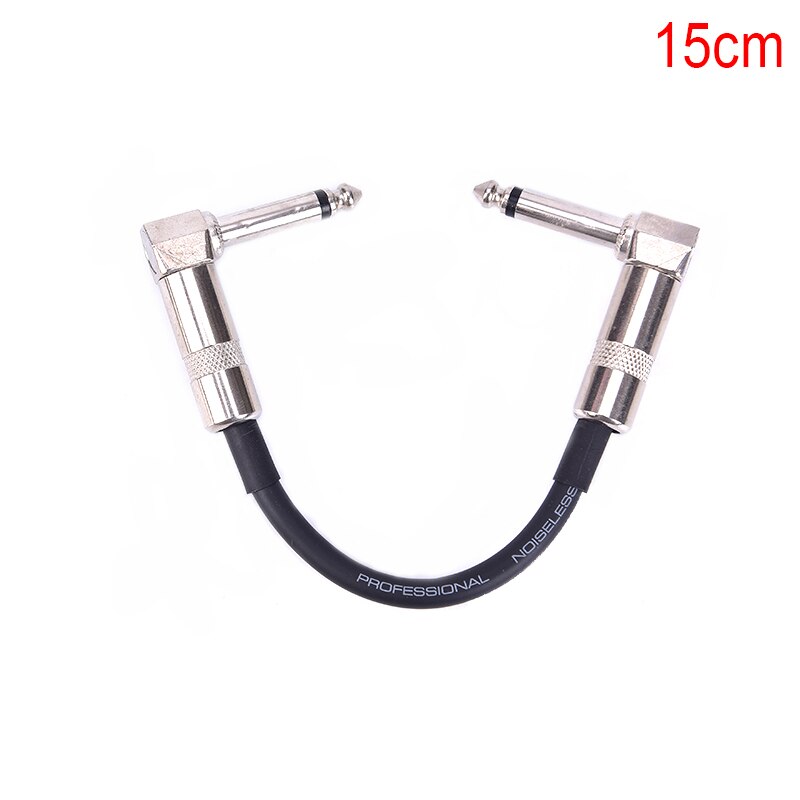 15/20/30 Guitar Patch Cables Right Angle 15/30CM Instrument Cables For Guitar Effect Pedals Guitar Accessories: 15cm