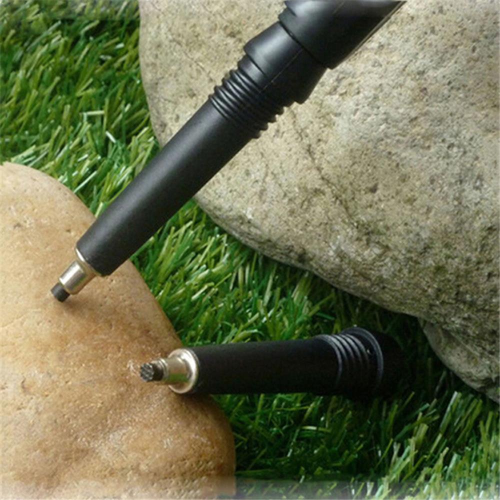 Hiking Walking Stick Tip End Alpenstock Carbon Tungsten Steel Pointed Toe Cane Walk Stick Wandelstok Point Wear Rod Crutch