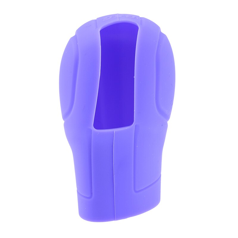 Car Silicone Automatic Gear Shift Knob Cover Antislip Shifter Knob Univeral Fit Shifter Handle Non-combustible Material: violet blue