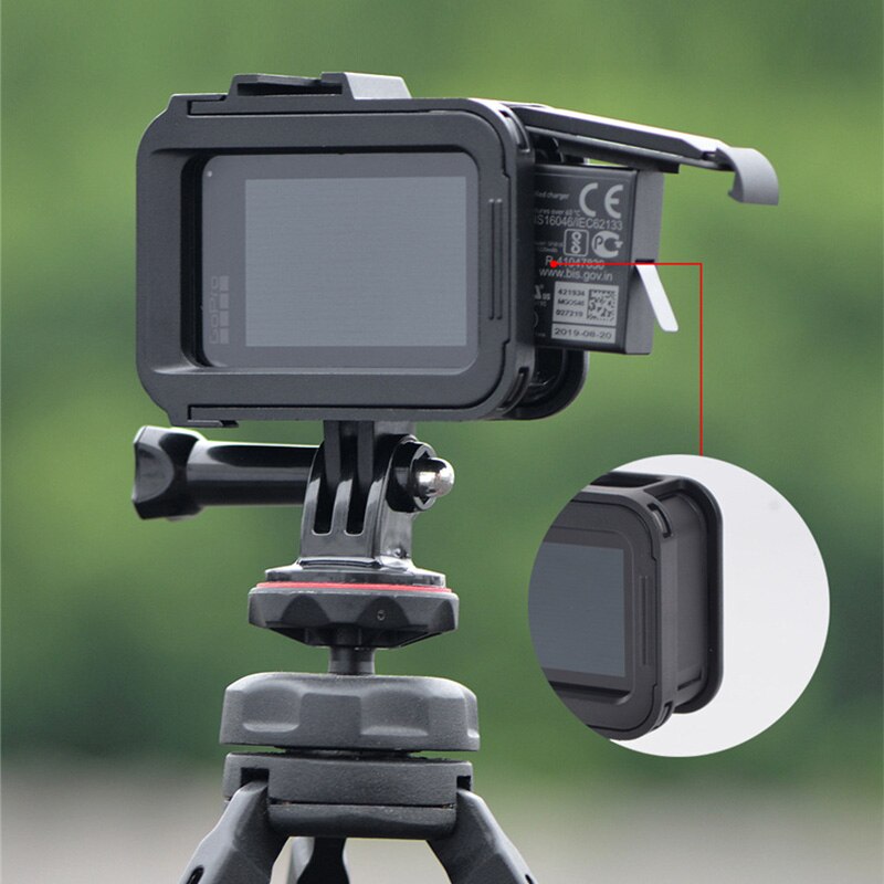 Monture de cadre pour GoPro Hero 8 noir coque de protection pour Go Pro HERO8 Action caméra accessoires étui