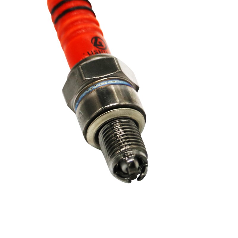 MoFlyeer Motorcycle Spark Plug A7TC A7TJC 3 Electrode GY6 50 to 125cc Moped Scooter ATV Quads Modification Part