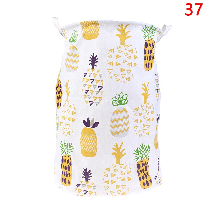 Corbeille à jouets pliable avec grande capacité, divers modèles, cygne rose, chat, dinosaure, boîte de rangement pour la maison, panier à linge , 35x40: N37