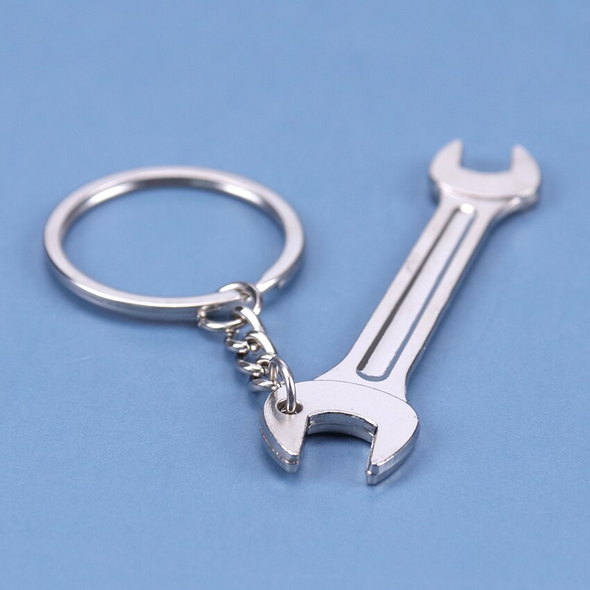 1PC llavero clave Fob colgante de Metal Mini llave y llavero de Metal coche llave anillo simulación llave llavero