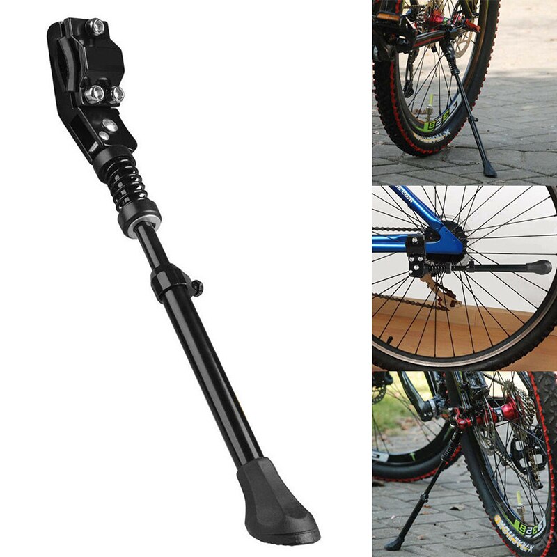 Bike Side Kickstand Adjustable Bicycle Kickstand Mountain Bike MTB Aluminum Side Rear Kick Stand Stand Bicycle Accessories