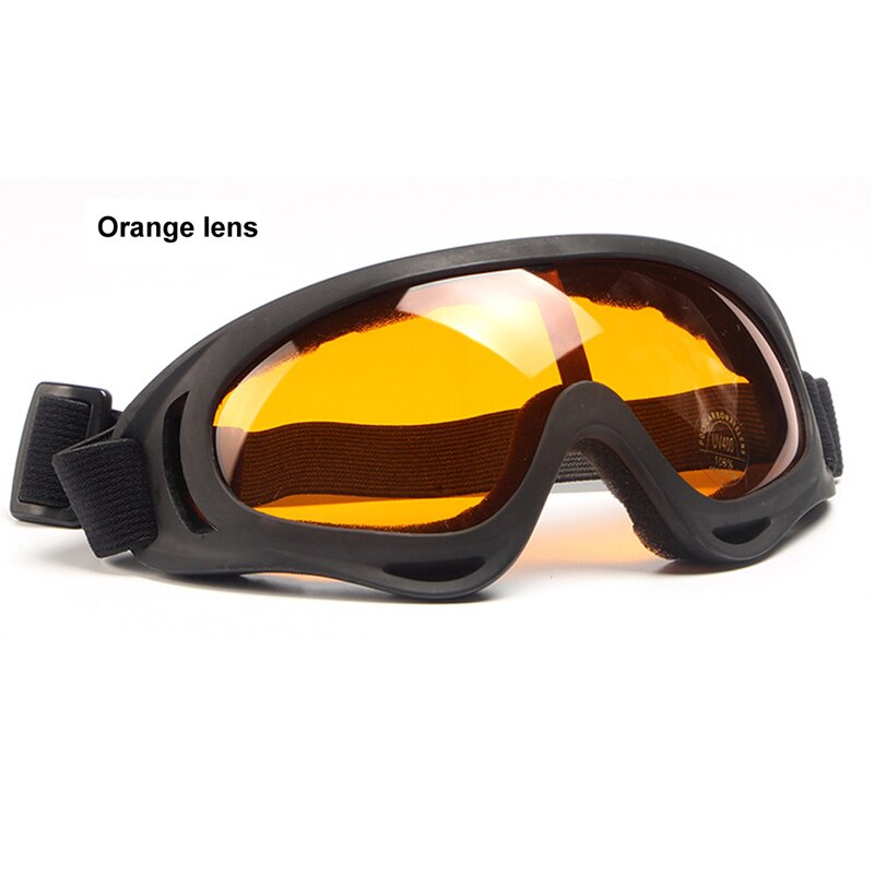 BOOM BETER Gepolariseerde Skibrillen Professionele Snowboard Winddicht UV400 Sferische Skiën Brillen Outdoor Sport Sneeuw Ski Bril: Orange
