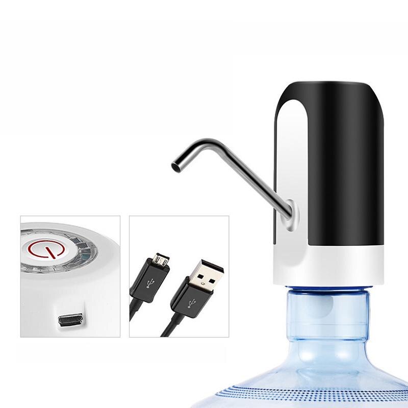 Usb automatisk elektrisk vandpumpe smart vanddispenser pumpe vandtryk enhed til gallon drikkeflaske tønde bærbar