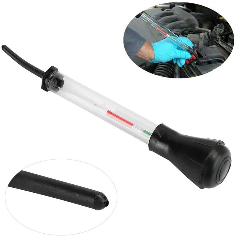 Hidrómetro de batería de electrolito para coche, Medidor de densidad electrohidráulico de dectección rápida, herramienta de ácido de prueba