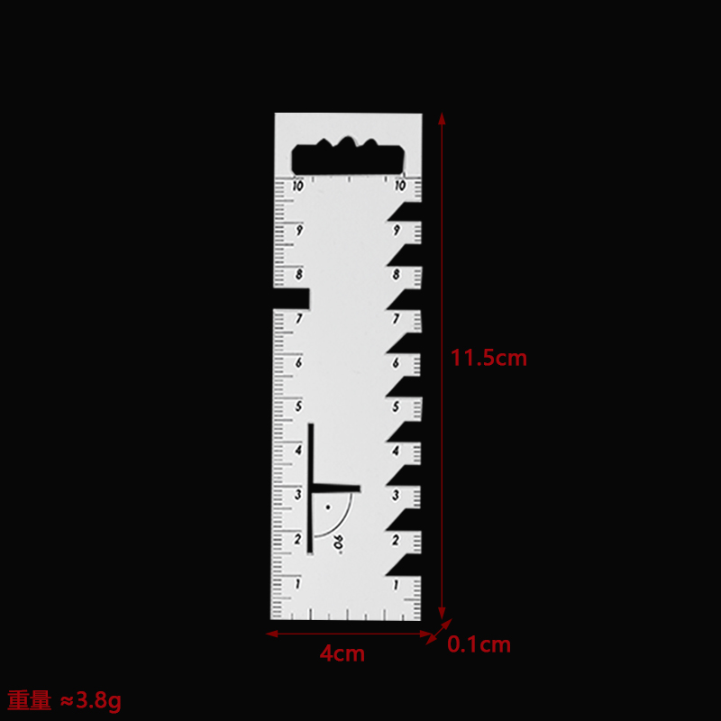 1PC DIY Sewing Patchwork Ruler Ultrathin Soft 21cm Sewing Tools Accessories Quilting Tools Handmade: light green