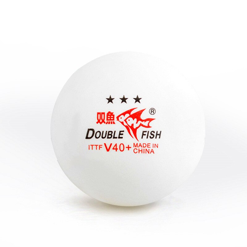 50Pcs/Lot DOUBLE FISH Material V40+mm Table Tennis Ball Three star Level Match game Training PingPong Balls: White