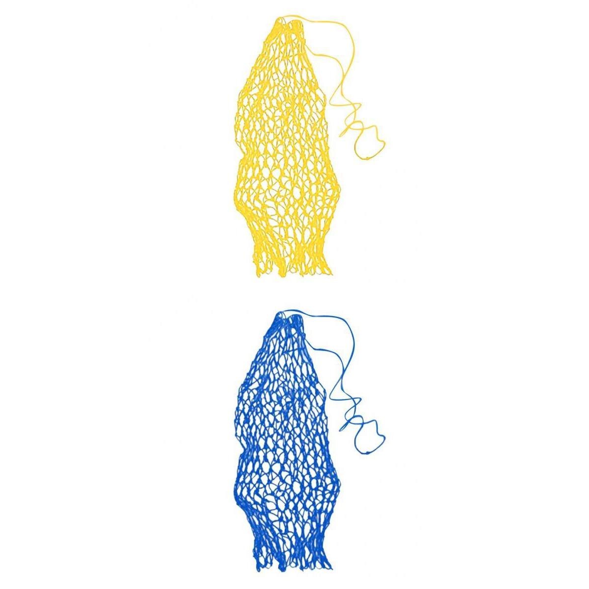 2Pcs Horse Slow Feed Hay Net Bag Braided Nylon Horse Haylage Mesh Feeder