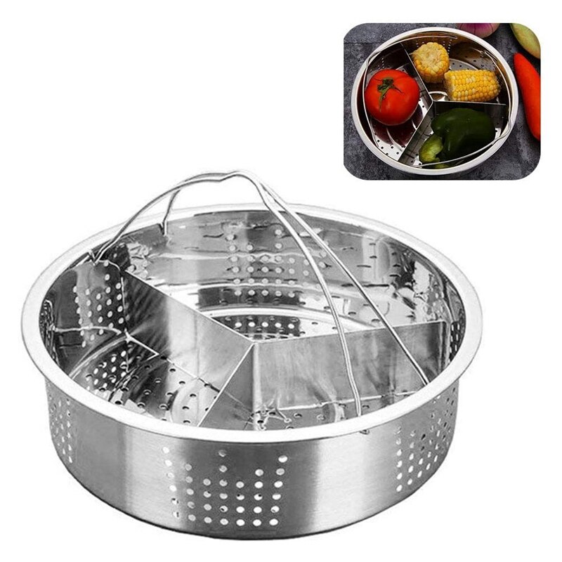 Steamer Basket Rack Set for Pressure Cooker Accessories Steam Baskets, Egg Steaming Holder Rack Stand