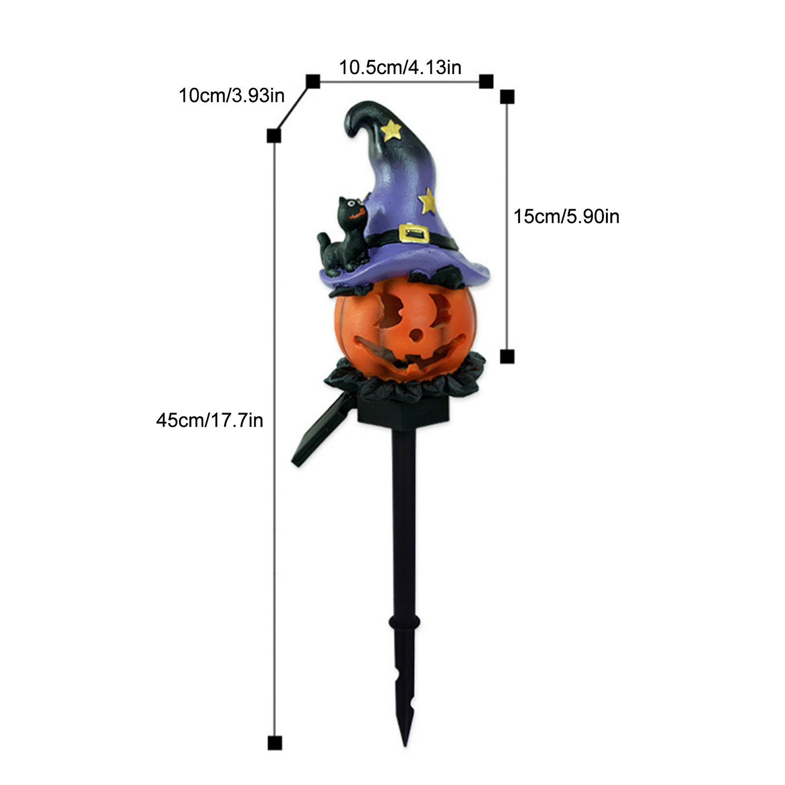 Halloween Solar Powered Pumpkins Outdoor Lights Atmosphere Layout Waterproof Courtyard Garden Scenery Decorative