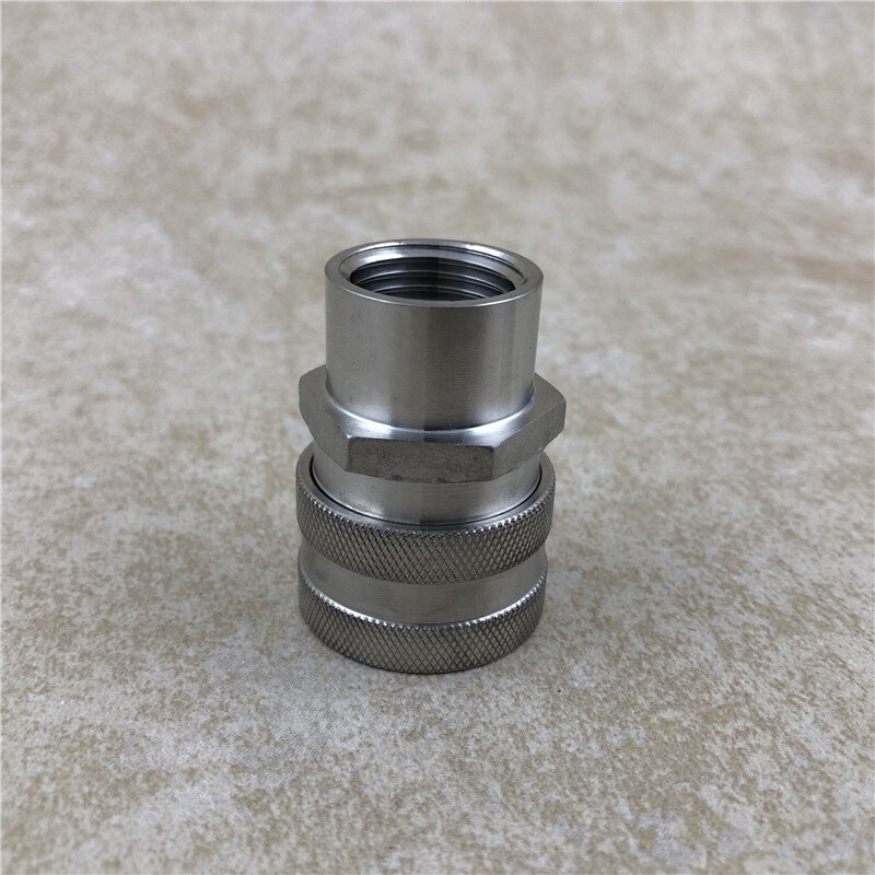 Stainless Female Quick Disconnect Set, Homebrew Fitting, 1/2"barb and 1/2"NPT beer Quick Disconnect for home brewring