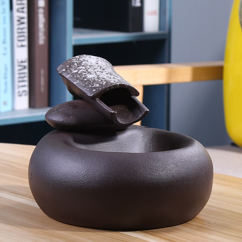 Keramik Wasser Brunnen Für Katzen Lebensmittel Schüssel Haustier Produkte Automatische Trinken Schüssel Für Katzen Hund Stumm Feeder Spender UNS/ EU/USB: Style 1 black / EU Plug