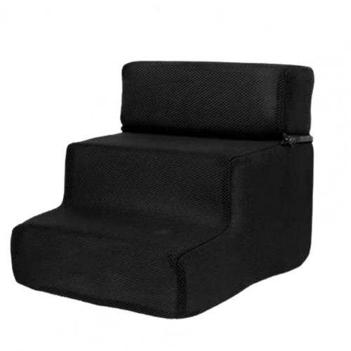 Pet Ladder Cover Practical Pet Steps Case Zipper Closure Breathable 6 Colors Breathable Pet Steps Stairs Case: Black 1