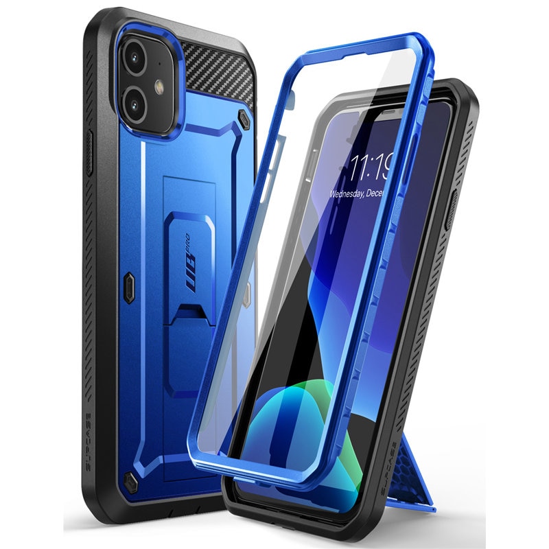 SUPCASE pour iPhone 11 coque 6.1 "(sortie ) UB Pro coque robuste complète avec protection d'écran intégrée et béquille