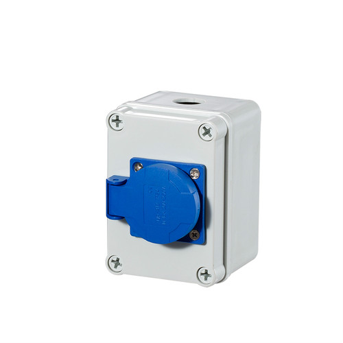 Household Outdoor Water-proof 220V 16A Multi-Function Socket Box Wall Mount Electric Car Charging Sockets Box with CHINT Breaker: army green / Male Insert