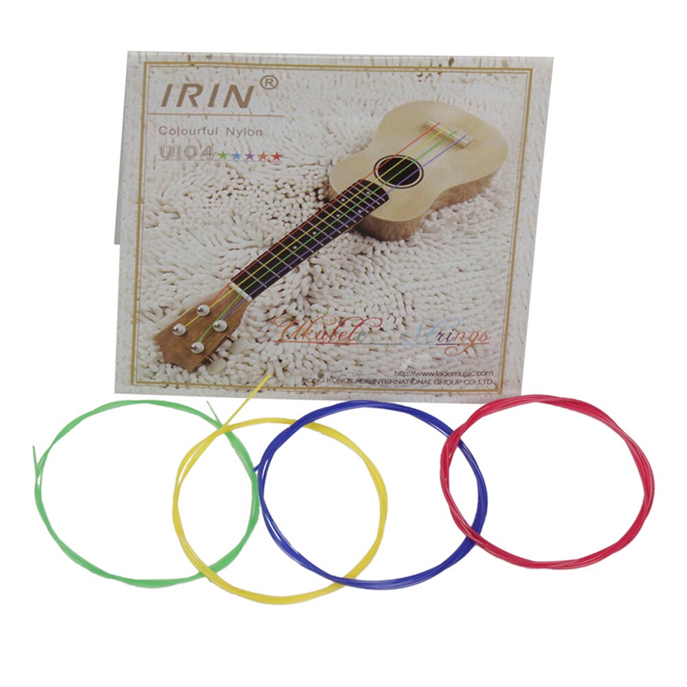 4 Pcs/set Soprano Ukulele Ukelele Uke Strings Set Nylon Ukulele Strings Replacement Part Stringed Instrument Accessories