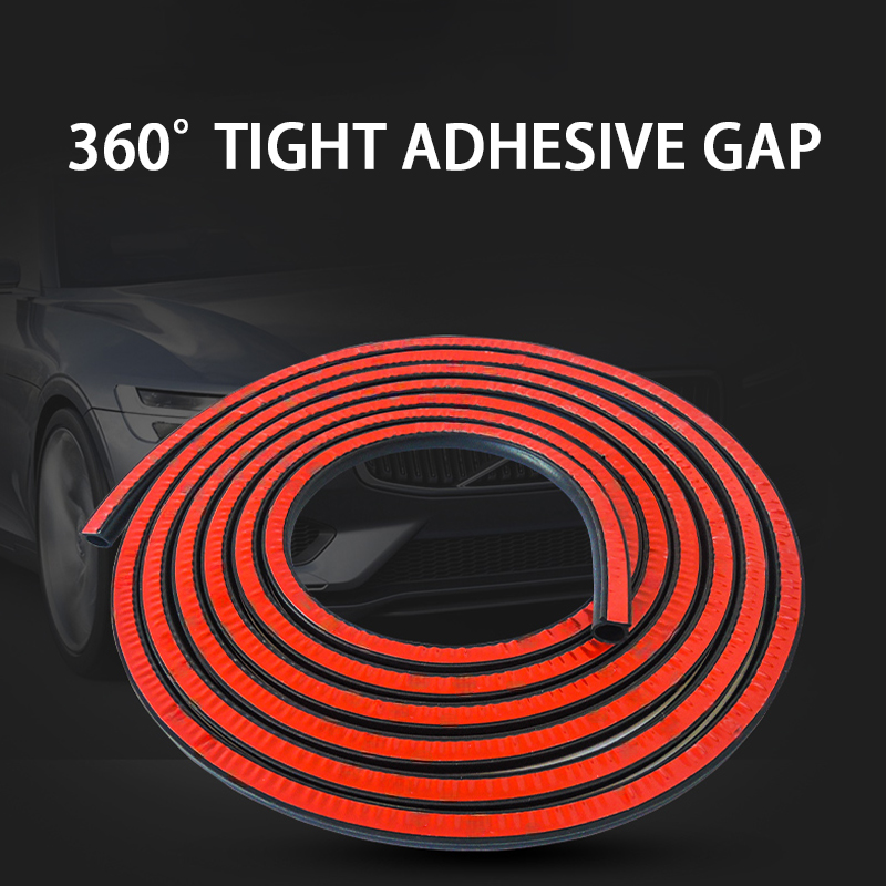 D Shape Car Door Waterproof Weatherstrip Strip Car Rubber Strip Seal Epdm Auto Rubber Door Seals For Car Exterior Parts