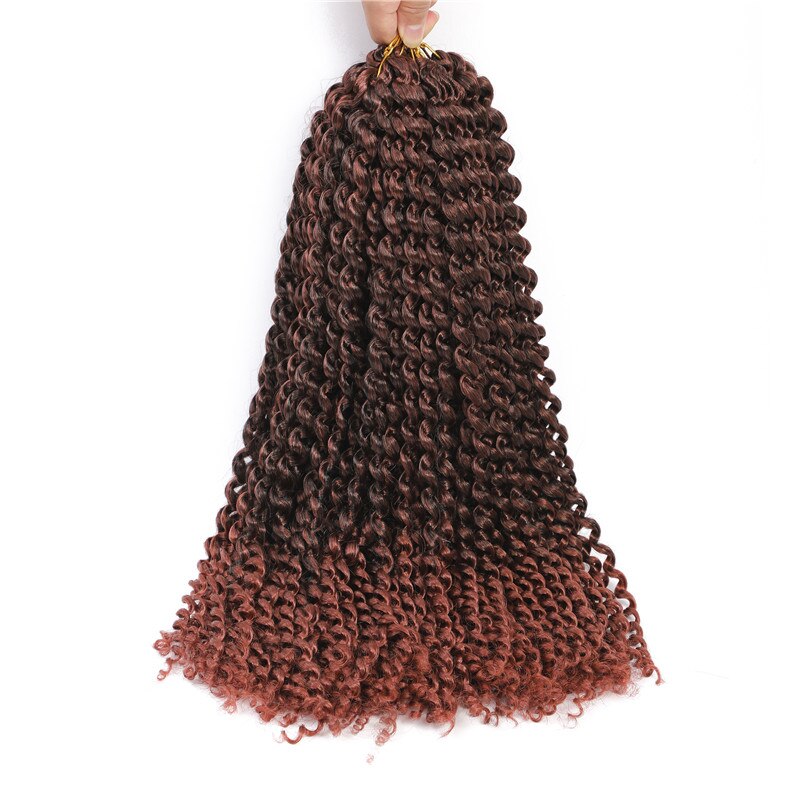 Leidenschaft Twist Häkeln Haar Wasser Welle Häkeln Flechten Haar Lange Böhmischen Haar Leidenschaft Twist Synthetische Natürliche Haar Erweiterungen: T1B/350 / 1 Teile/los