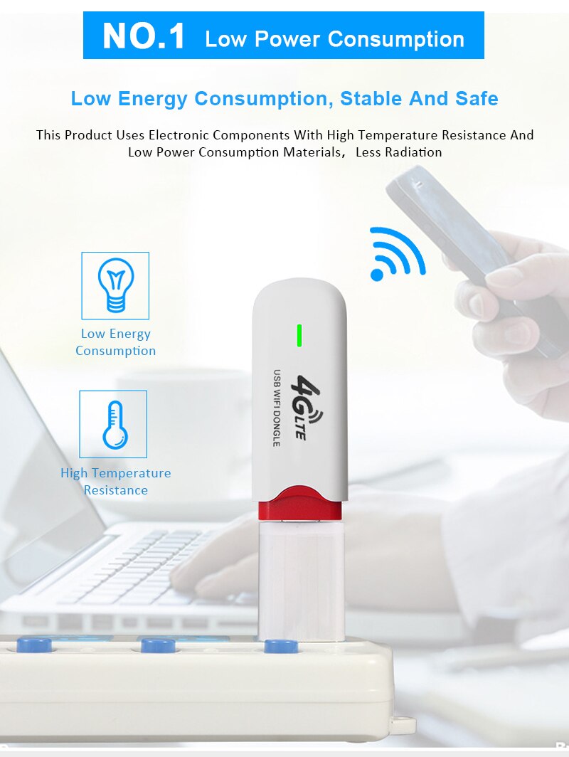 Unlock 4G LTE modem with 150Mbps Wireless USB Wifi Routing Terminal for Dog Network suitable car , laptops and mobile phones