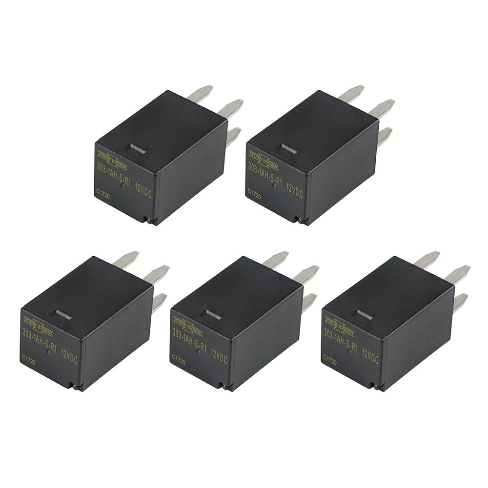 NICECNC Elektrisk Relæ 12V - Sort - Erstatter 4011283 til Polaris RZR Sportsman Ranger